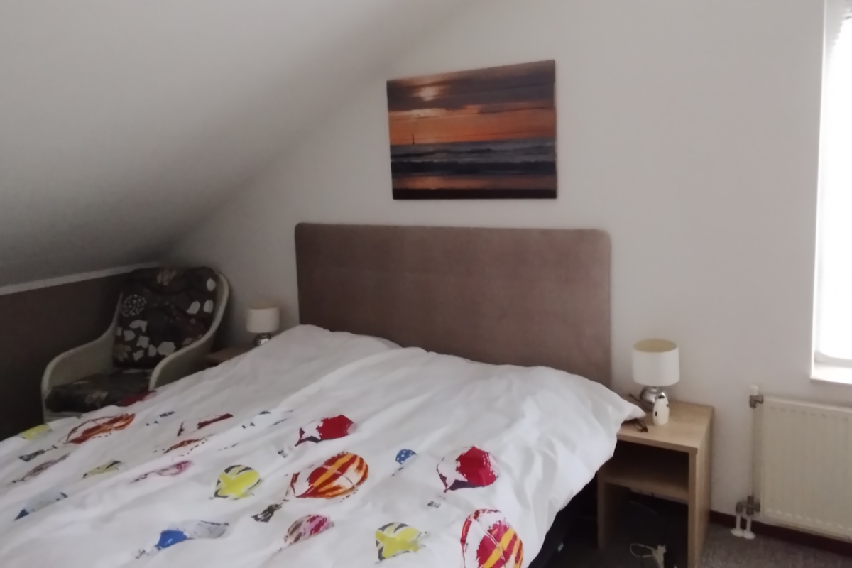 Grote slaapkamer boven - slaapgedeelte Grote slaapkamer boven - slaapgedeelte